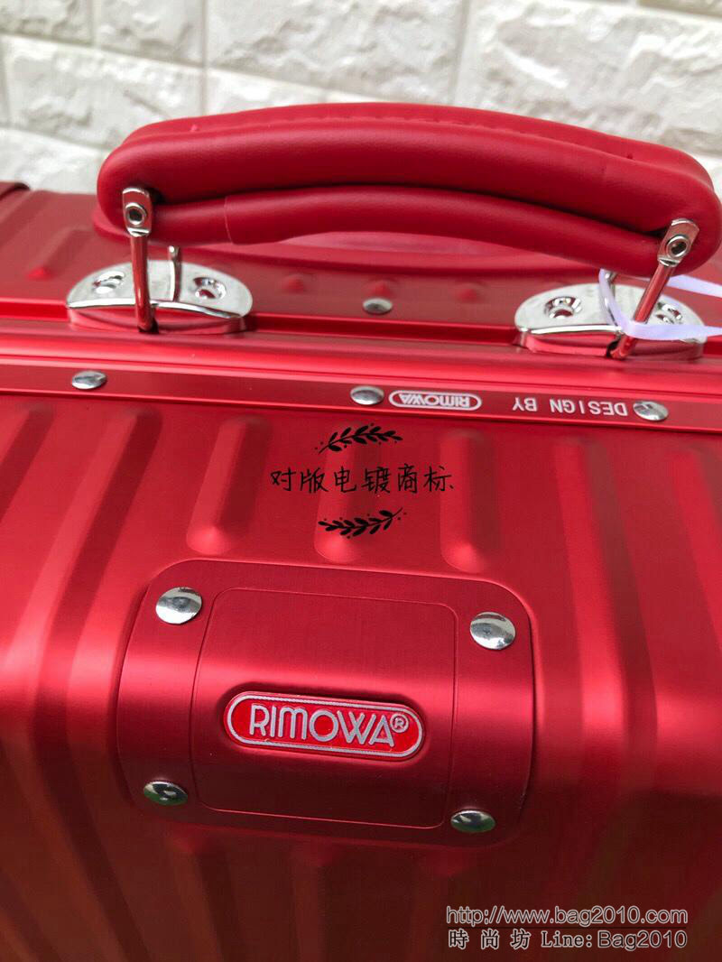 RIMOWA日默瓦 拉箱/拉杆箱 Classic flight 系列 全鋁鎂合金 8016復古款 高級手工坊精品 20寸登機箱  xbt1118